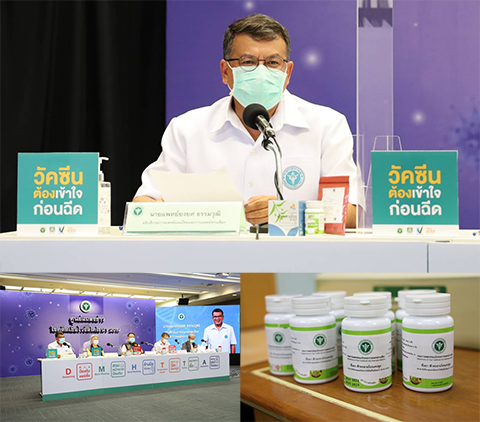 กรมการแพทย์แผนไทยฯ ชู “ฟ้าทะลายโจร” สมุนไพรหลัก ในการรักษาอาการผู้ป่วยโควิด 19 ในระยะเริ่มต้น ได้ผลดี