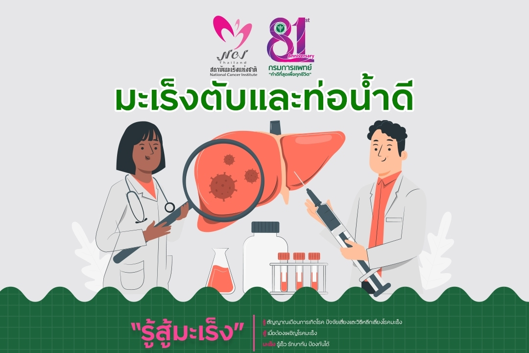 “มะเร็งตับและท่อน้ำดี” ภัยเงียบที่คนไทยต้องระวัง
