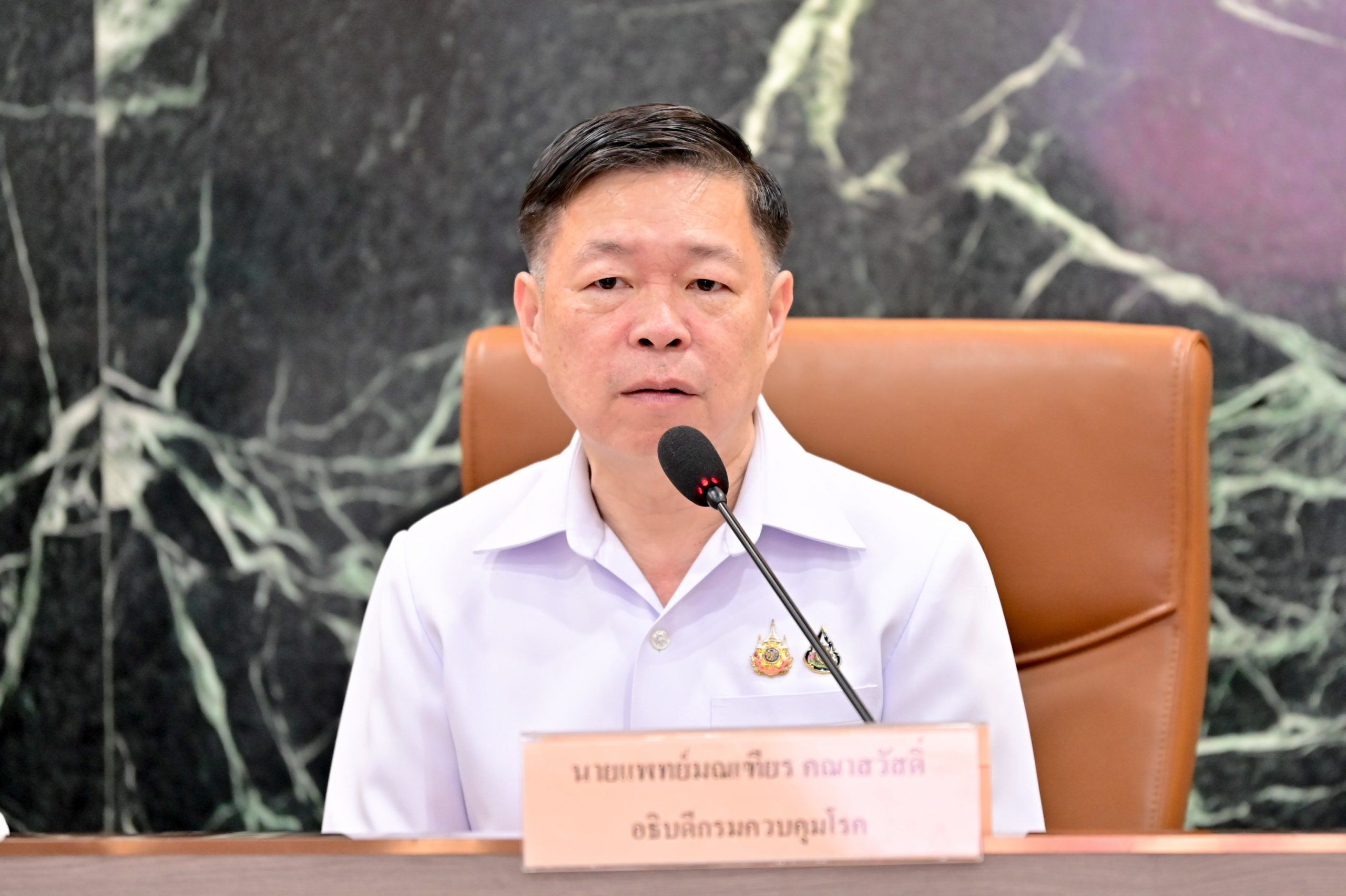 อธิบดีกรมควบคุมโรค ประกาศขับเคลื่อน 5 นโยบายสำคัญ “ผลักดันวัคซีนฟรี-ท่องเที่ยว ปลอดโรคปลอดภัย-ความปลอดภัยบนท้องถนน-คุ้มครองเด็กจากบุหรี่ไฟฟ้า-เดินหน้ายุติ วัณโรค” รับนโยบายกระทรวงสาธารณสุข