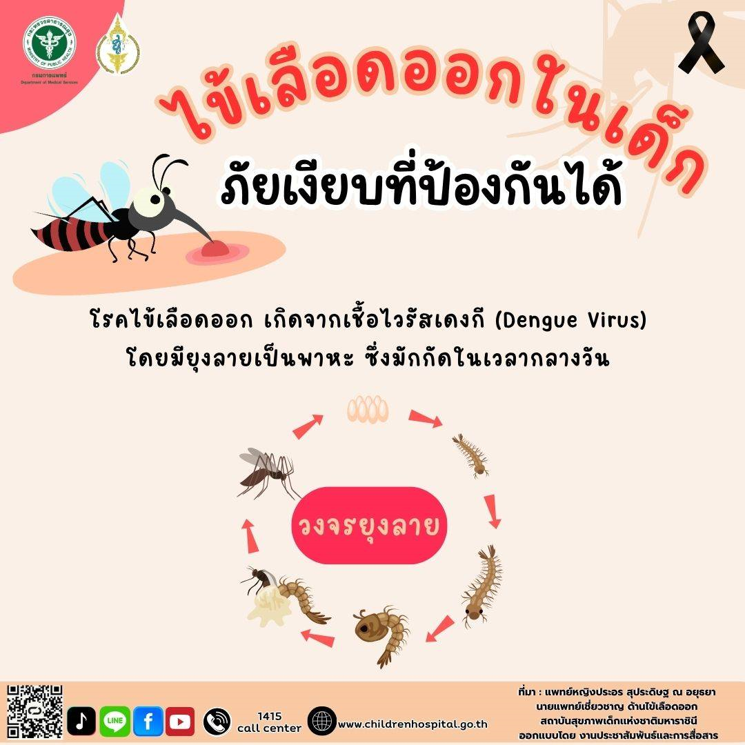 ไข้เลือดออกในเด็ก ภัยเงียบที่ป้องกันได้